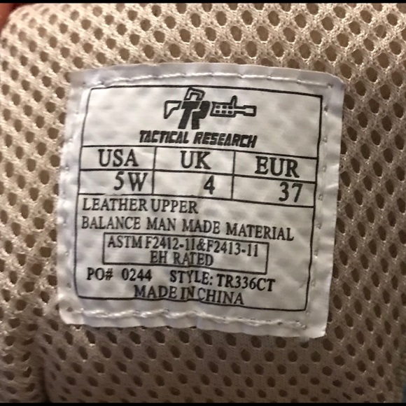 Tactical Research - Guardian CT Boot - Size 5w - Picture 7 of 8